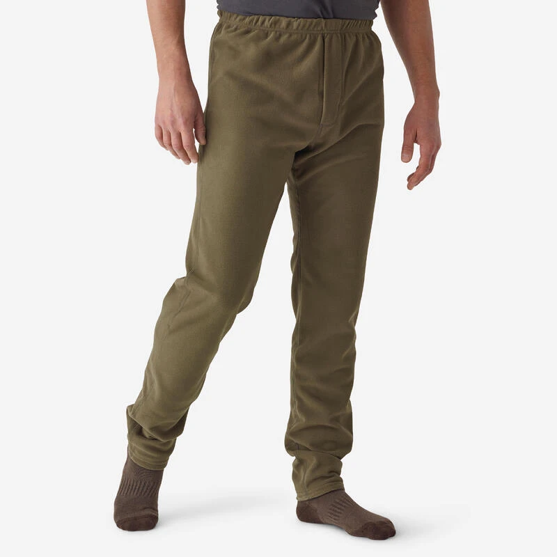 PANTALON SOUS VÊTEMENT POLAIRE 100 VERT 1 PANTALON SOUS VÊTEMENT POLAIRE 100 VERT