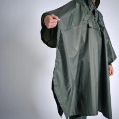 PONCHO LONG IMPERMEABLE 500 VERT -Le monde de la chasse Magasin poncho long impermeable 500 vert 3
