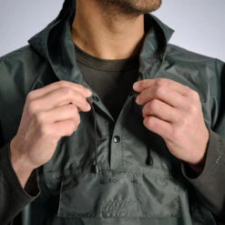 PONCHO LONG IMPERMEABLE 500 VERT -Le monde de la chasse Magasin poncho long impermeable 500 vert 5