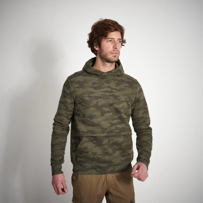 SWEAT-SHIRT CAPUCHE CHASSE CAMO HALFTONE 500 1 SWEAT-SHIRT CAPUCHE CHASSE CAMO HALFTONE 500