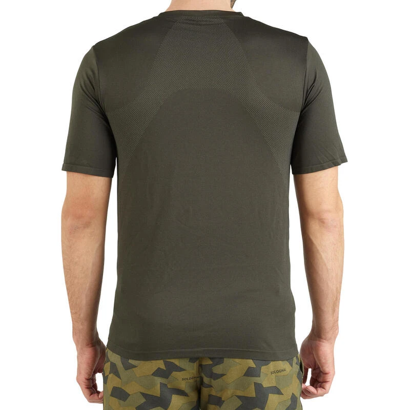 T-shirt Chasse Manches Courtes Léger Et Respirant Homme - 500 Vert 4 T-shirt Chasse Manches Courtes Léger Et Respirant Homme - 500 Vert – Image 4