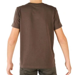T-SHIRT Manches Courtes Chasse Coton Junior -100 LTD Cerf Marron -Le monde de la chasse Magasin t shirt manches courtes chasse coton junior 100 ltd cerf marron 2