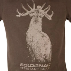 T-SHIRT Manches Courtes Chasse Coton Junior -100 LTD Cerf Marron -Le monde de la chasse Magasin t shirt manches courtes chasse coton junior 100 ltd cerf marron 5