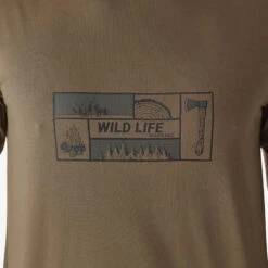 T-shirt Manches Courtes Coton 100 LOGO WILDLIFE 5 T-shirt Manches Courtes Coton 100 LOGO WILDLIFE -Le monde de la chasse Magasin t shirt manches courtes coton 100 logo wildlife 2
