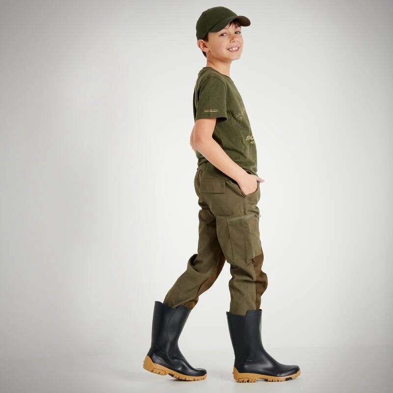 T-SHIRT Manches Courtes Junior 100 Sanglier Vert 7 T-SHIRT Manches Courtes Junior 100 Sanglier Vert â Image 7