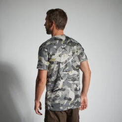 T-SHIRT RESISTANT 100 CAMO WOODLAND GRIS 10 T-SHIRT RESISTANT 100 CAMO WOODLAND GRIS -Le monde de la chasse Magasin t shirt resistant 100 camo woodland gris 2