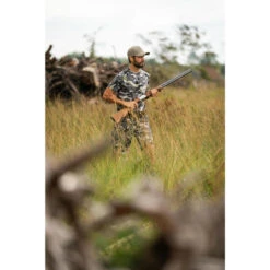 T-SHIRT RESISTANT 100 CAMO WOODLAND GRIS 11 T-SHIRT RESISTANT 100 CAMO WOODLAND GRIS -Le monde de la chasse Magasin t shirt resistant 100 camo woodland gris 3