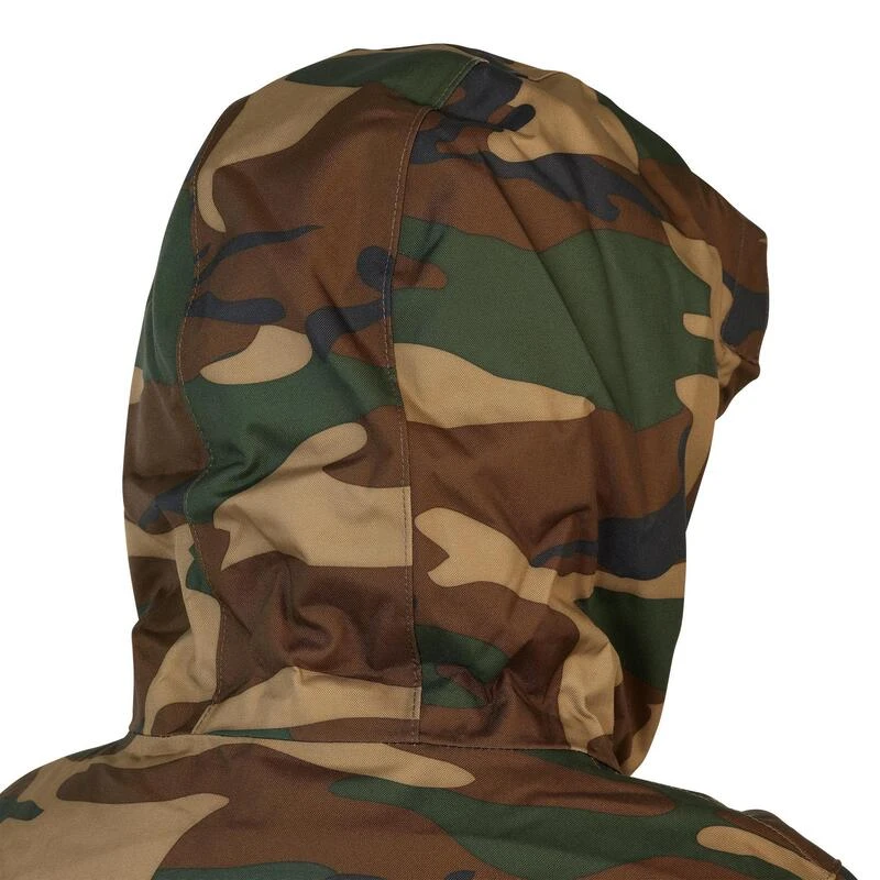 Veste Chasse Chaude 100 Junior Camouflage Vert 6 Veste Chasse Chaude 100 Junior Camouflage Vert – Image 6