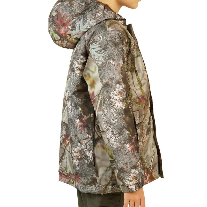 VESTE CHASSE CHAUDE ET IMPERMÉABLE SIBIR 300 JUNIOR CAMOUFLAGE KAMO-BR 3 VESTE CHASSE CHAUDE ET IMPERMÉABLE SIBIR 300 JUNIOR CAMOUFLAGE KAMO-BR – Image 3