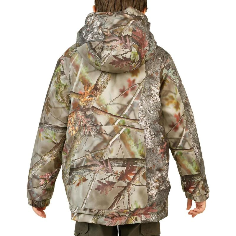 VESTE CHASSE CHAUDE ET IMPERMÉABLE SIBIR 300 JUNIOR CAMOUFLAGE KAMO-BR 5 VESTE CHASSE CHAUDE ET IMPERMÉABLE SIBIR 300 JUNIOR CAMOUFLAGE KAMO-BR – Image 5