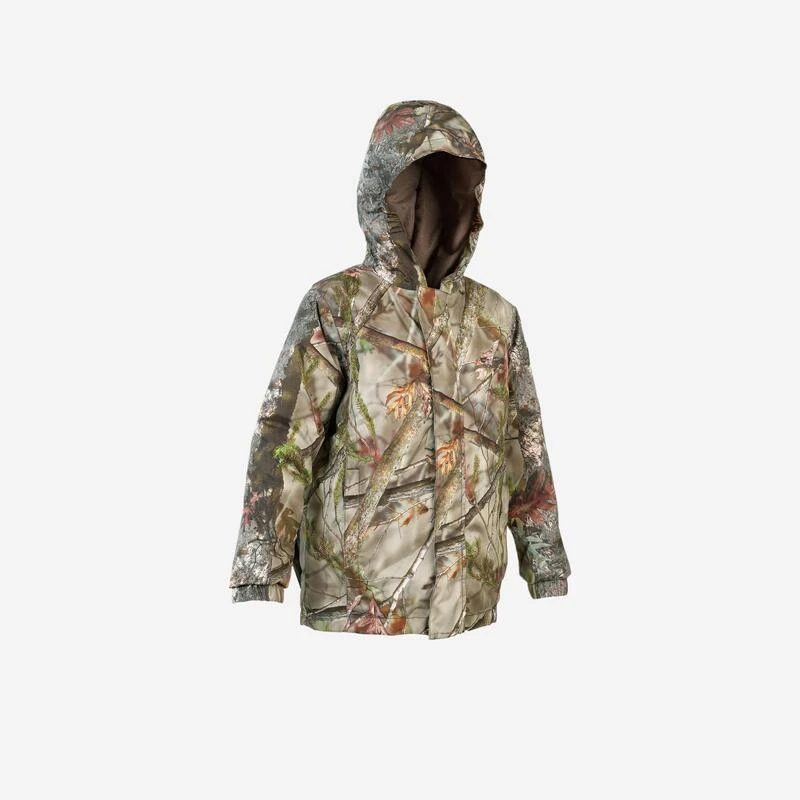 VESTE CHASSE CHAUDE ET IMPERMÉABLE SIBIR 300 JUNIOR CAMOUFLAGE KAMO-BR 1 VESTE CHASSE CHAUDE ET IMPERMÉABLE SIBIR 300 JUNIOR CAMOUFLAGE KAMO-BR