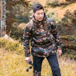 VESTE CHASSE CHAUDE IMPERMEABLE CAMOUFLAGE HALFTONE 100 8 VESTE CHASSE CHAUDE IMPERMEABLE CAMOUFLAGE HALFTONE 100 -Le monde de la chasse Magasin veste chasse chaude impermeable camouflage halftone 100 2