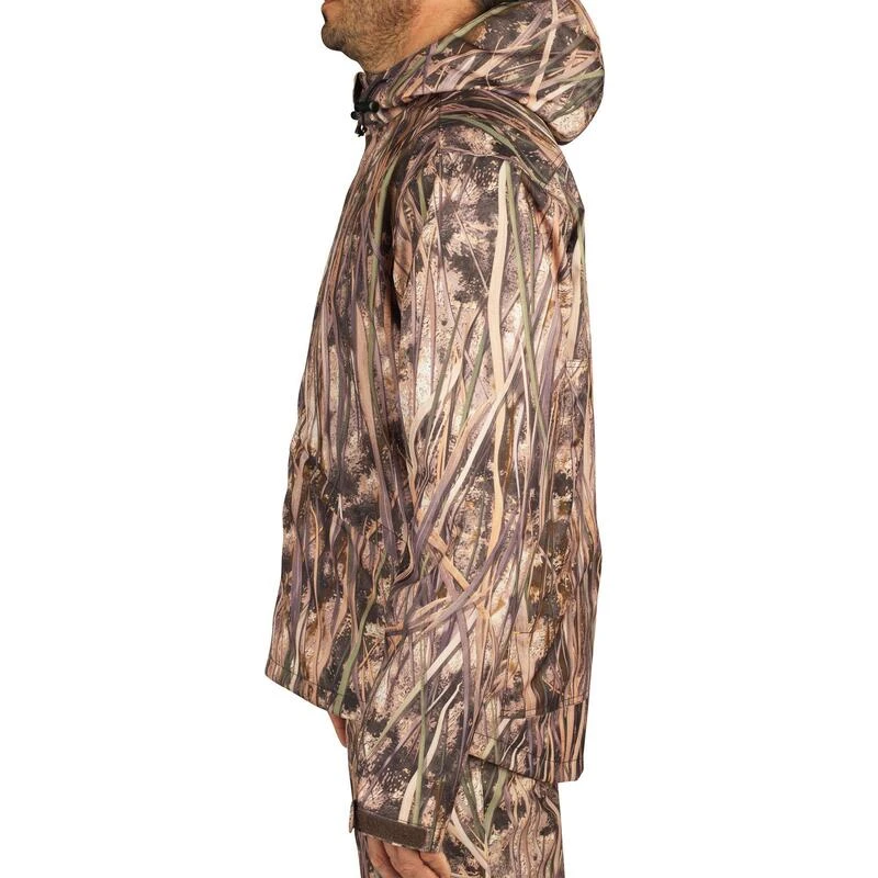 Veste Chasse Imperméable 100 Camouflage Marais 3 Veste Chasse Imperméable 100 Camouflage Marais – Image 3