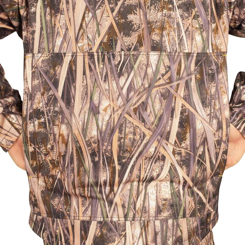 Veste Chasse Imperméable 100 Camouflage Marais 8 Veste Chasse Imperméable 100 Camouflage Marais – Image 8