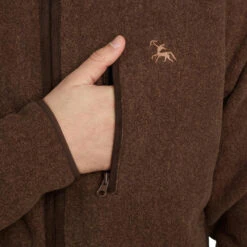 VESTE CHASSE POLAIRE VERNEY CARRON MARRON -Le monde de la chasse Magasin veste chasse polaire verney carron marron 7