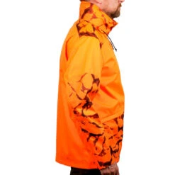 VESTE CHASSE RESISTANTE IMPERMEABLE ORANGE FLUO SUPERTRACK 100 13 VESTE CHASSE RESISTANTE IMPERMEABLE ORANGE FLUO SUPERTRACK 100 -Le monde de la chasse Magasin veste chasse resistante impermeable orange fluo supertrack 100 3