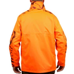 VESTE CHASSE RESISTANTE IMPERMEABLE ORANGE FLUO SUPERTRACK 100 14 VESTE CHASSE RESISTANTE IMPERMEABLE ORANGE FLUO SUPERTRACK 100 -Le monde de la chasse Magasin veste chasse resistante impermeable orange fluo supertrack 100 4