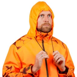 VESTE CHASSE RESISTANTE IMPERMEABLE ORANGE FLUO SUPERTRACK 100 19 VESTE CHASSE RESISTANTE IMPERMEABLE ORANGE FLUO SUPERTRACK 100 -Le monde de la chasse Magasin veste chasse resistante impermeable orange fluo supertrack 100 9