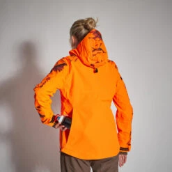 VESTE CHASSE SUPERTRACK FEMME RESISTANTE IMPERMEABLE ORANGE FLUO 500 17 VESTE CHASSE SUPERTRACK FEMME RESISTANTE IMPERMEABLE ORANGE FLUO 500 -Le monde de la chasse Magasin veste chasse supertrack femme resistante impermeable orange fluo 500 7