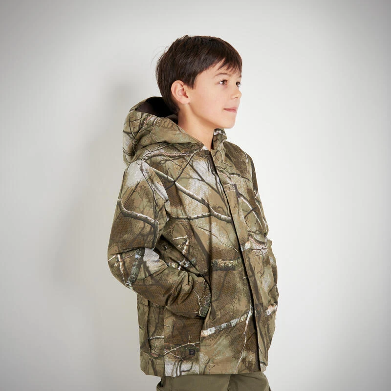 VESTE CHAUDE JUNIOR 100 CAMOUFLAGE TREEMETIC 1 VESTE CHAUDE JUNIOR 100 CAMOUFLAGE TREEMETIC