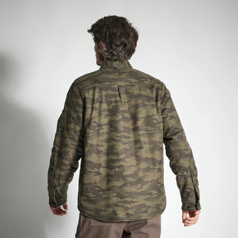 VESTE MOUTONNÉE TYPE SURCHEMISE 500 CAMO 4 VESTE MOUTONNÉE TYPE SURCHEMISE 500 CAMO – Image 4