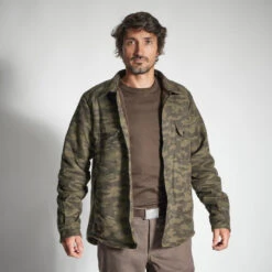 VESTE MOUTONNÉE TYPE SURCHEMISE 500 CAMO 17 VESTE MOUTONNÉE TYPE SURCHEMISE 500 CAMO -Le monde de la chasse Magasin veste moutonnee type surchemise 500 camo 7