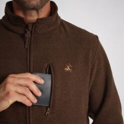 VESTE POLAIRE PRESLY VERNEY CARRON MARRON 11 VESTE POLAIRE PRESLY VERNEY CARRON MARRON -Le monde de la chasse Magasin veste polaire presly verney carron marron 4