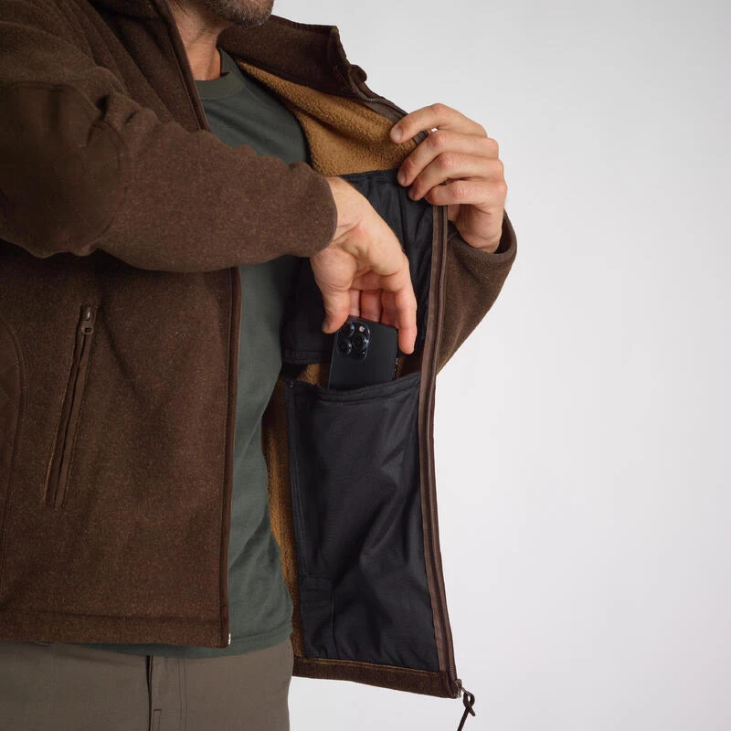 VESTE POLAIRE PRESLY VERNEY CARRON MARRON 6 VESTE POLAIRE PRESLY VERNEY CARRON MARRON – Image 6