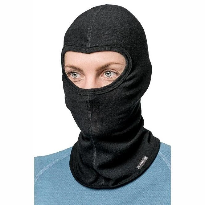 Woolpower Balaclava LITE Merino - Noir 4 Woolpower Balaclava LITE Merino - Noir – Image 4