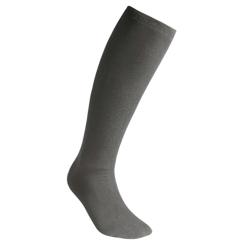 Woolpower Chaussettes En Laine Mérinos Liner Jusqu'au Genou - Gris 1 Woolpower Chaussettes En Laine Mérinos Liner Jusqu'au Genou - Gris
