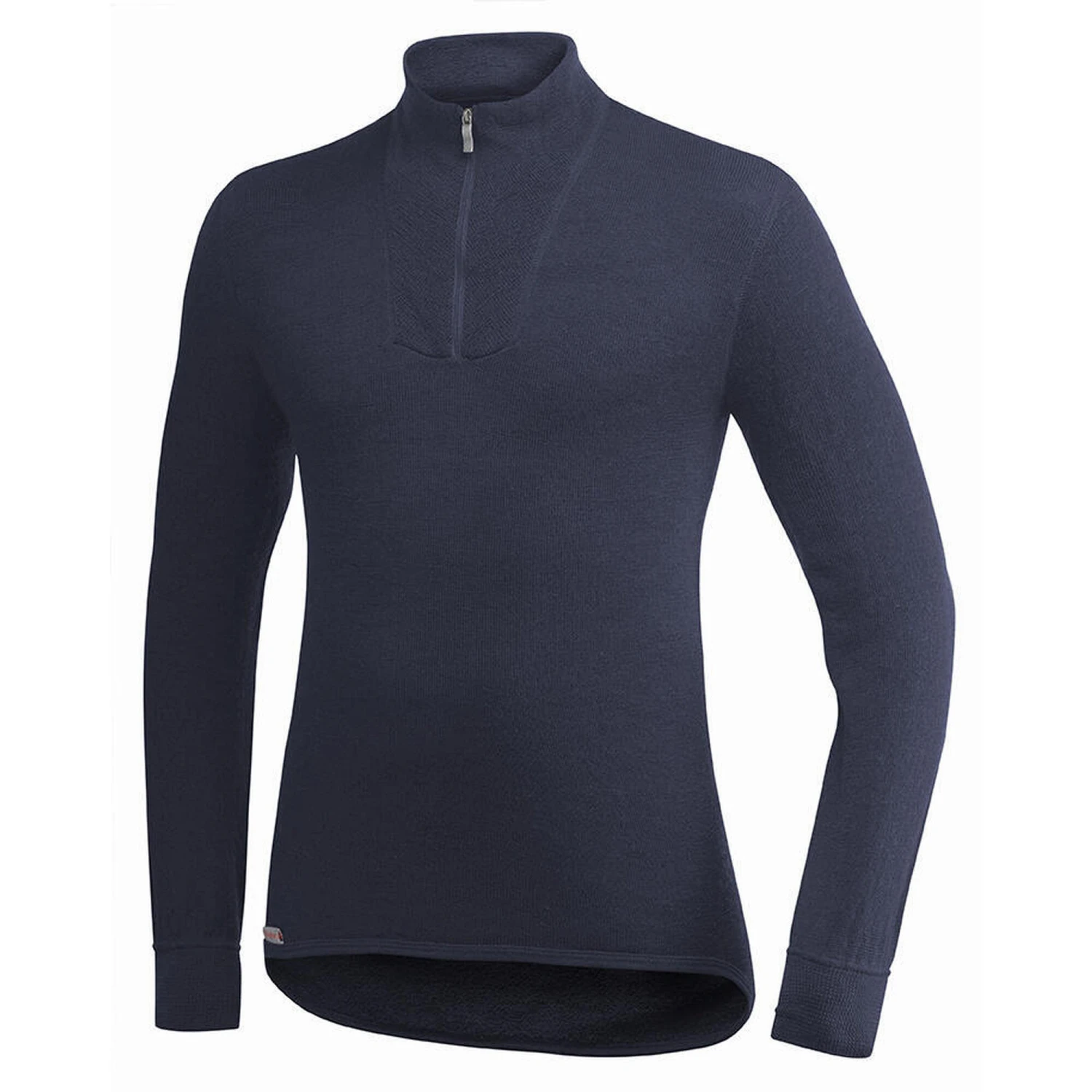 Woolpower Merino Mid Layer Zip Turtleneck 400 - Marine Foncé 2 Woolpower Merino Mid Layer Zip Turtleneck 400 - Marine Foncé – Image 2