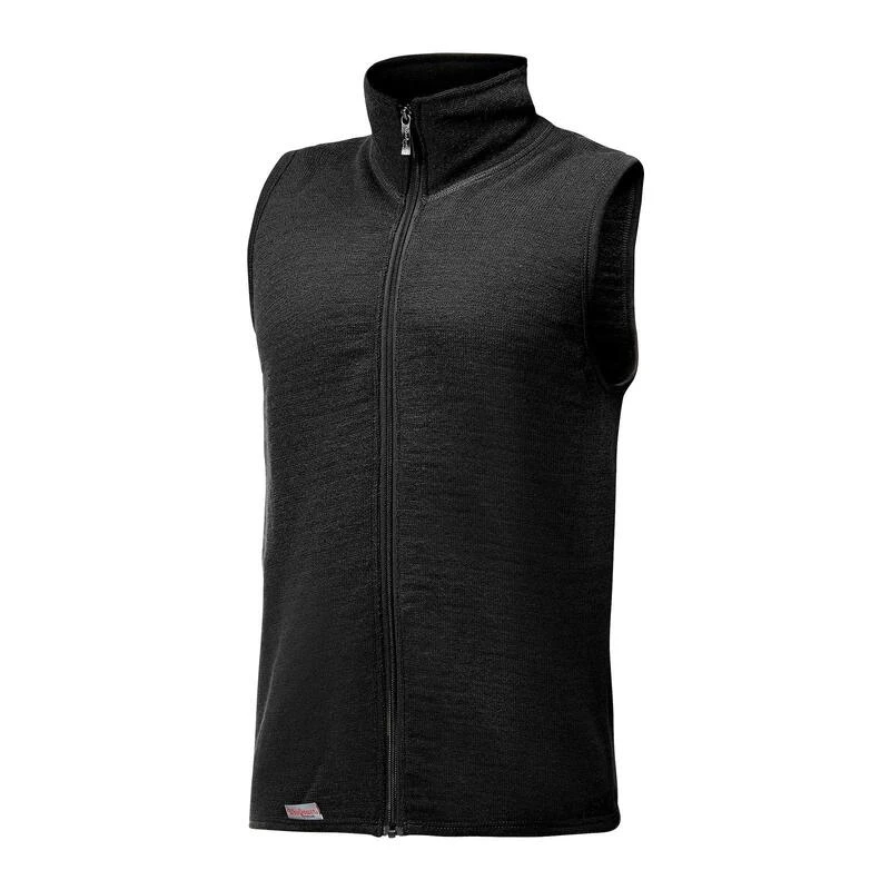 Woolpower Veste Couche Moyenne Merino 400 - Noir 1 Woolpower Veste Couche Moyenne Merino 400 - Noir